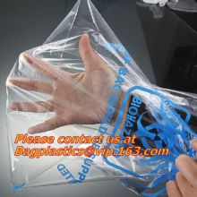 Biohazard Disposal Bags With Warning Label/Sterilization Indicator Lab Can Liners Labeling Biohazardous Trash Safely