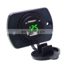 Car and Motorcycle Usb Car Charger With Panel Combination With Voltage Display Car Mobile Phone Charger 12V thumbnail-5