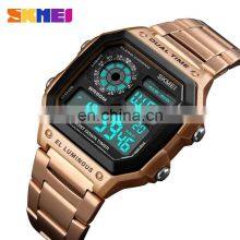 Thailand Hot Watch Skmei 1335 Gold Digital Watch thumbnail-3