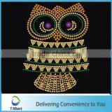 Hot Fix Owl Rhinestone Transfer for T-shirt thumbnail-3
