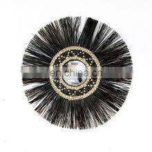 New Desgin Black Home Natural Seagrass Mirror Decor Wall Mirror Decor Art Decor Manufacturer Vietnam Supplier thumbnail-1