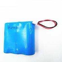 LiFePO4 9.6V 1500mAh 2000mAh 18650 3s1p solar battery pack for solar light