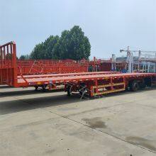 Flat Container Semi-trailer Export Semi-trailer Export Low Flat Semi-trailer thumbnail-3