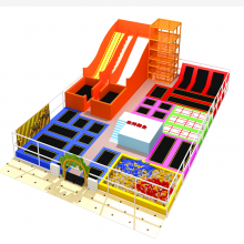 Customized Processing of Indoor Playground Equipment for Large, Medium and Small Trampoline Parks, Including the Popular Adult Sticky Trampoline and Children's Playgrounds thumbnail-2