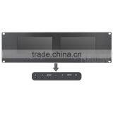 Live Scene Dual 7'' Dual Touch Monitor Display VGA DVI LCD Rack Mount thumbnail-2