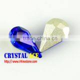 Fancy Strass Sapphire Crystal Glass Rhinestone Drop Shape,pear Shape Rhinestone Strass for Jewel thumbnail-4