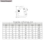 3.5*37 MM STAINLESS STEEL AISI 304 316 DELTA SHAPED QUICK LINK thumbnail-5