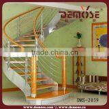 metal spiral staircase lift and handrails demose