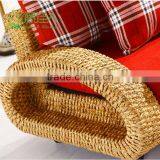 Modern Interior Wicker Handicraft Hand Woven Living Room Sofa Couch Set Natural Rattan Indoor Furniture Quality Choice thumbnail-4