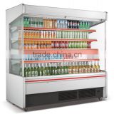 supermarket display beverage freezer upright display freezer