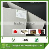 Recycle grade AA thick laminated paper 2mm solid chip greyboard