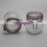 Glass Jar With Metal Clip/glass Storage Jar thumbnail-2