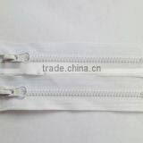 3# Plastic Resin Zipper Close End Zipper With Painted Auto-lock Thumb Slider Zipper Coate Zipper thumbnail-1