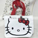 Printed Reusable Cotton Shopping Bag thumbnail-1