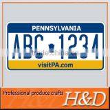 USA Customizable Rectangular Aluminum Number Plate thumbnail-4