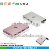 With Red LED Light 7 Ports HI-Speed Full Aluminum USB 2.0 HUB