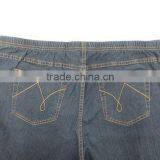 Women Plus Size Stretched Boot Leg Jeans thumbnail-5