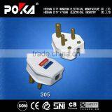 UK Type 3 Pin AC Power Plug , Cable Plug thumbnail-3