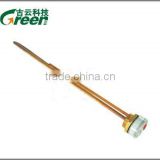 Double safety thermostat for heating element
