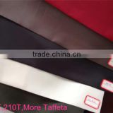 taffeta fabric price/plaid taffeta fabric/waterproof nylon taffeta fabric