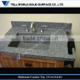 Artificial Stone Gray Vanity Top Bathroom OEM Factory Large Quantity