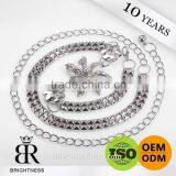 Fancy Garment Decorative Chain of Nickel Plated Brightness F1-80124