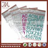 Glitter Alphabet Letter Paper Sticker