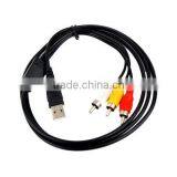 USB TO 3 RCA CABLE