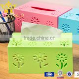 Hollow out pattern paper tablet tissue box