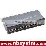 12 Port STP Cat5e Patch Panel 10" 1U,Krone IDC