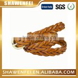 Drop Shipping 2cm Wide 100% Handmade Weave Belt For Girl