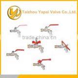 Export America Brass Cock Valve,size From 1/2 to 3/4 With Chromed Plating thumbnail-2