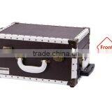 Professional Rolling Travel Trolley Train 6-lights Aluminum Cosmetic Case, Light Makeup Case, Cosmetic Case With Light thumbnail-2