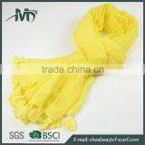 Viscose Viscose Scarf Women Tassels Multi-color Silk Scarf thumbnail-6