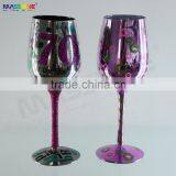 Fashion Wine Glass With Colour Decoration thumbnail-2