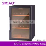 52 bottles Compressor Direct Cooling home glass door refrigerators with competitive price