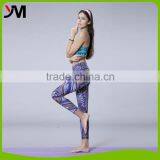 New Design Fashion Sport Yoga Pants Custom Colorful Women Long Pants thumbnail-1
