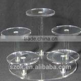 china supply smail acryliic cupcake stand