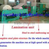 Laminating Printing High Speed Automatic Gluing V Fold Paper Towel Machine thumbnail-2