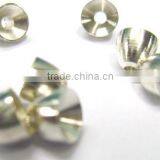 3.5 mm Silver Cone Heads Fly Fishing Flies All Purpose Fly Tying Materials