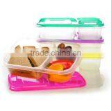 3-Compartment Bento Lunch Box Containers