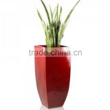 painted color curved line roman style pot planter