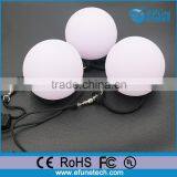 Promotion Gift 2017 Decorative Rgb Color Changing White Plastic PVC Led Ball Light