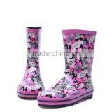 Custom Cheap Wholesale Fashion Rain Boots Girl Rubber Rain Boot thumbnail-5