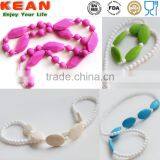 Silicone Teething Jewelry Use Color Colors for You Choice Necklaces Silicone Bead Teething thumbnail-4