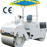 With CE Compact Stracture Road Roller,3 Ton With Cab Double Drum Vibratory Road Roller thumbnail-1