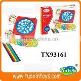 Plastic Kid Flower Drawing Stencil Set thumbnail-6
