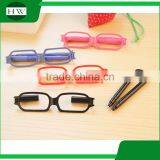 Cheap Office School Gift Fashion Cute Cartoon Plastic Glass Shape Ball Point Pen Promotional thumbnail-1