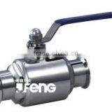 Sanitary Grade No Straight-way Type Quick-installment Ball Valve thumbnail-1