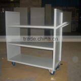 Steel Book Cart Book Carrier Book Conveyor 3 Lever Book Cart thumbnail-2